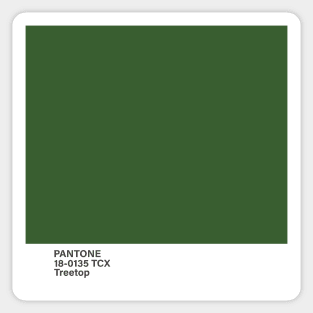 pantone 18-0135 TCX Treetop Sticker